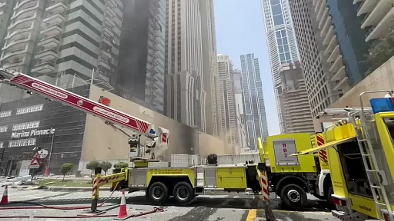 Dubai Marina fire