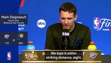 Daigneault praises OKC defense after tying NBA Finals with Pacers