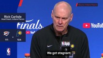 Carlisle laments Pacers' stagnant fourth quarter in defeat to Thunder