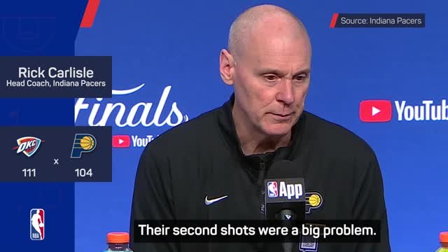 Carlisle laments Pacers' stagnant fourth quarter in defeat to Thunder