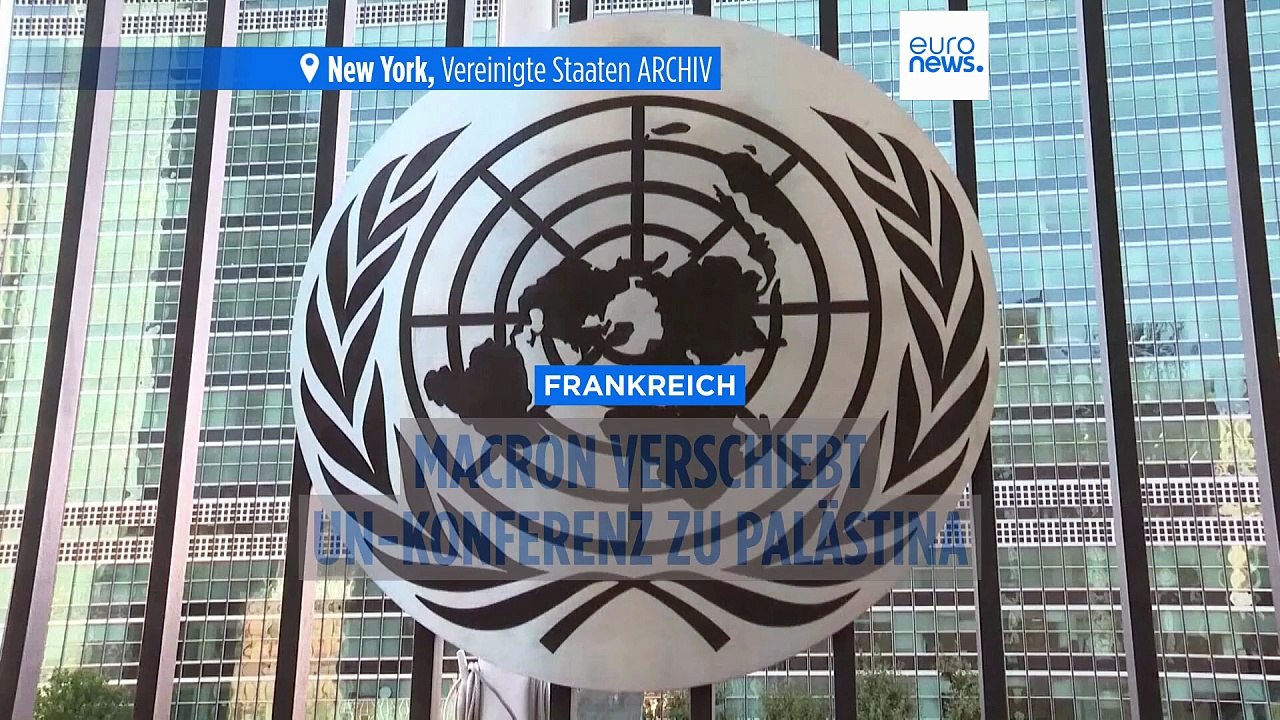 Macron verschiebt UN-Konferenz zu Palästina