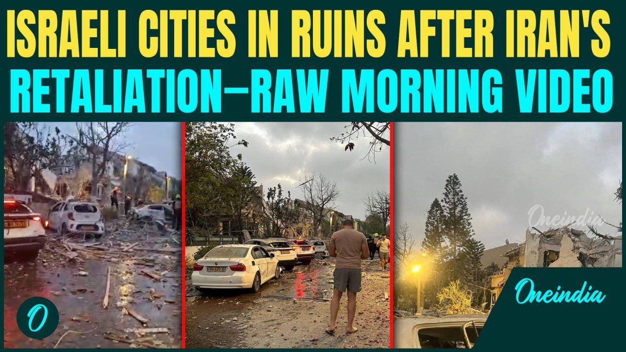 Iran’s Missiles Shatter Tel Aviv Overnight | Shocking Day Footage Shows Total Destruction in Streets
