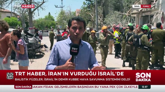 TRT Haber İsrail'deki yıkımı görüntüledi