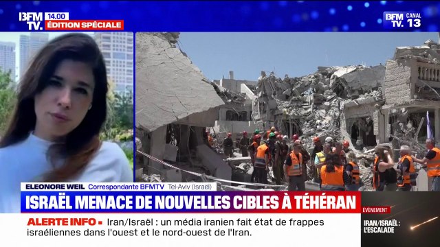 Frappes iraniennes sur Israël: 200 missiles balistiques iraniens ont été tirés en quatre vagues, selon un bilan israélien