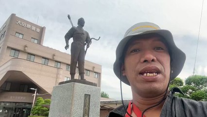 📌 NASU NO YOICHI STATUE AT CHUO OTAWARA CITY TOCHIGI JAPAN