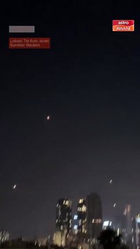 Serangan Balas Iran: Peluru Berpandu Hujani Tel Aviv, Ketegangan Israel-Iran Memuncak