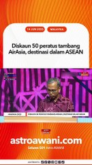 Media tempatan terima diskaun 50 peratus tambang AirAsia ke destinasi dalam ASEAN