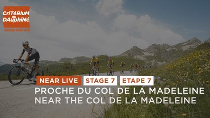 The 9 leaders are approaching the Col de la Madeleine - Stage 7 - Critérium du Dauphiné 2025