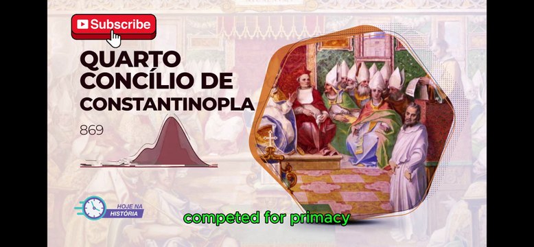 Os Concílios da Igreja Cristã 9º parte - O Concílio de Constantinopla IV em 869 e 870 D.C 1ª Parte. #jesus #conciliodeconstantinopla #bíblia #teologia