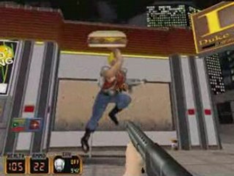Duke Nukem Walkthrough : Duke-Burger!
