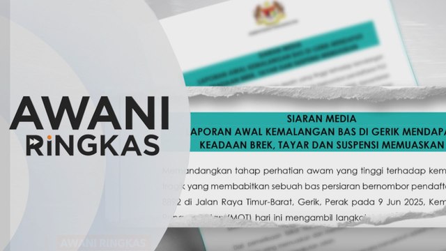 AWANI Ringkas: Nahas bas UPSI | Nahas Air India