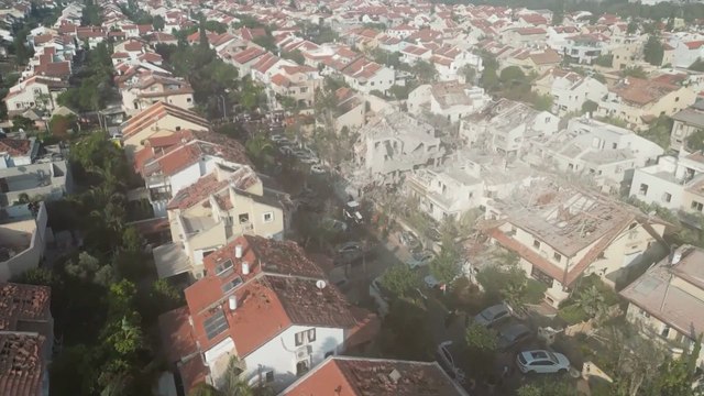 Un dron muestra la DEVASTACIÓN en ISRAEL por los MISILES de IRÁN