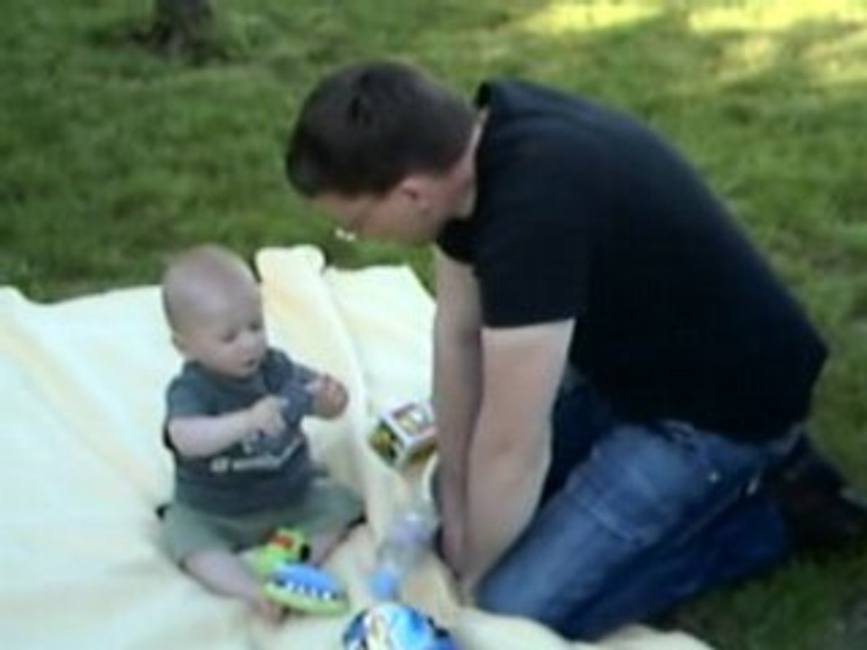 Papa et jules mai 08
