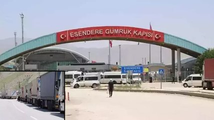 İran’a açılan sınır kapısında TIR kuyruğu