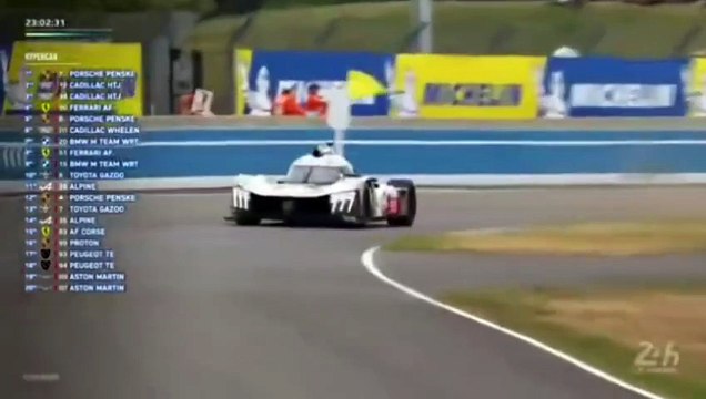 24H Mans 2025 Race Di Resta Crash + Onboard