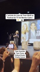L’arrivée du cast de Teen Wolf au Behind The Scenes au Festival de TV de Monte-Carlo ! 😍✨🎬