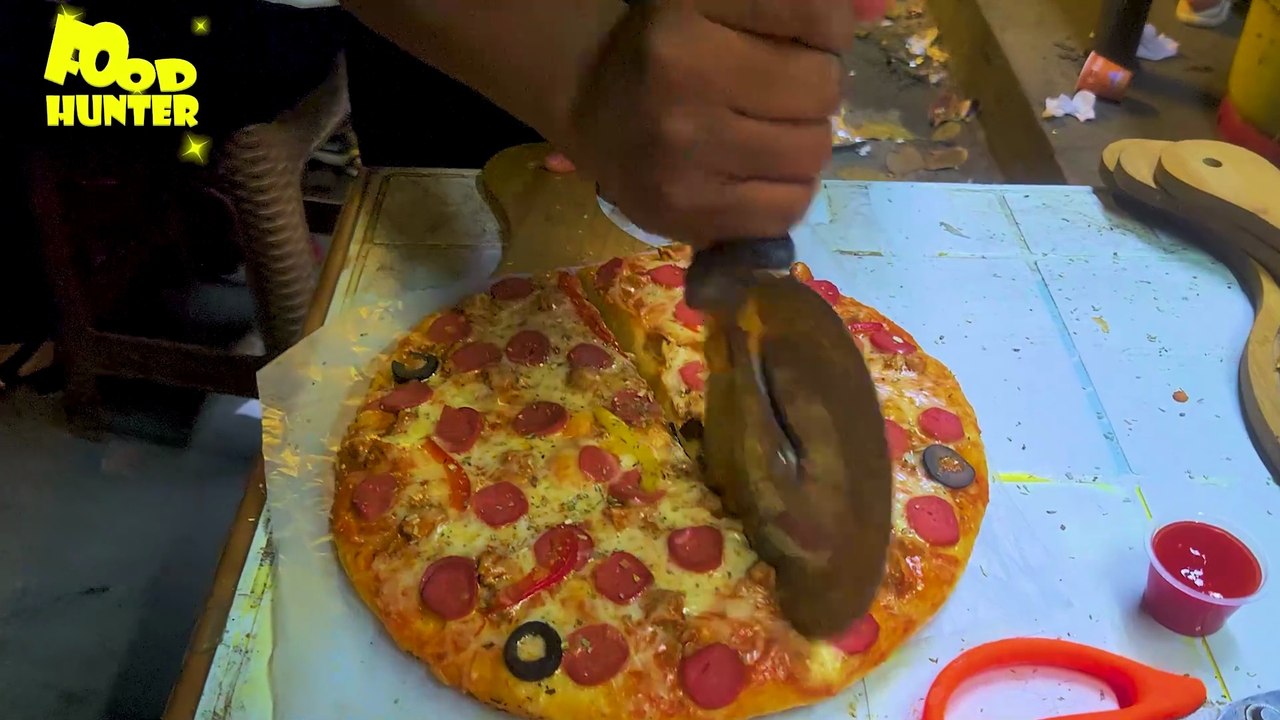 Pizza Making | How to Make Pizza on Street? | Pasta Making | Live Food Making | Street Food in Dhaka         #pizza