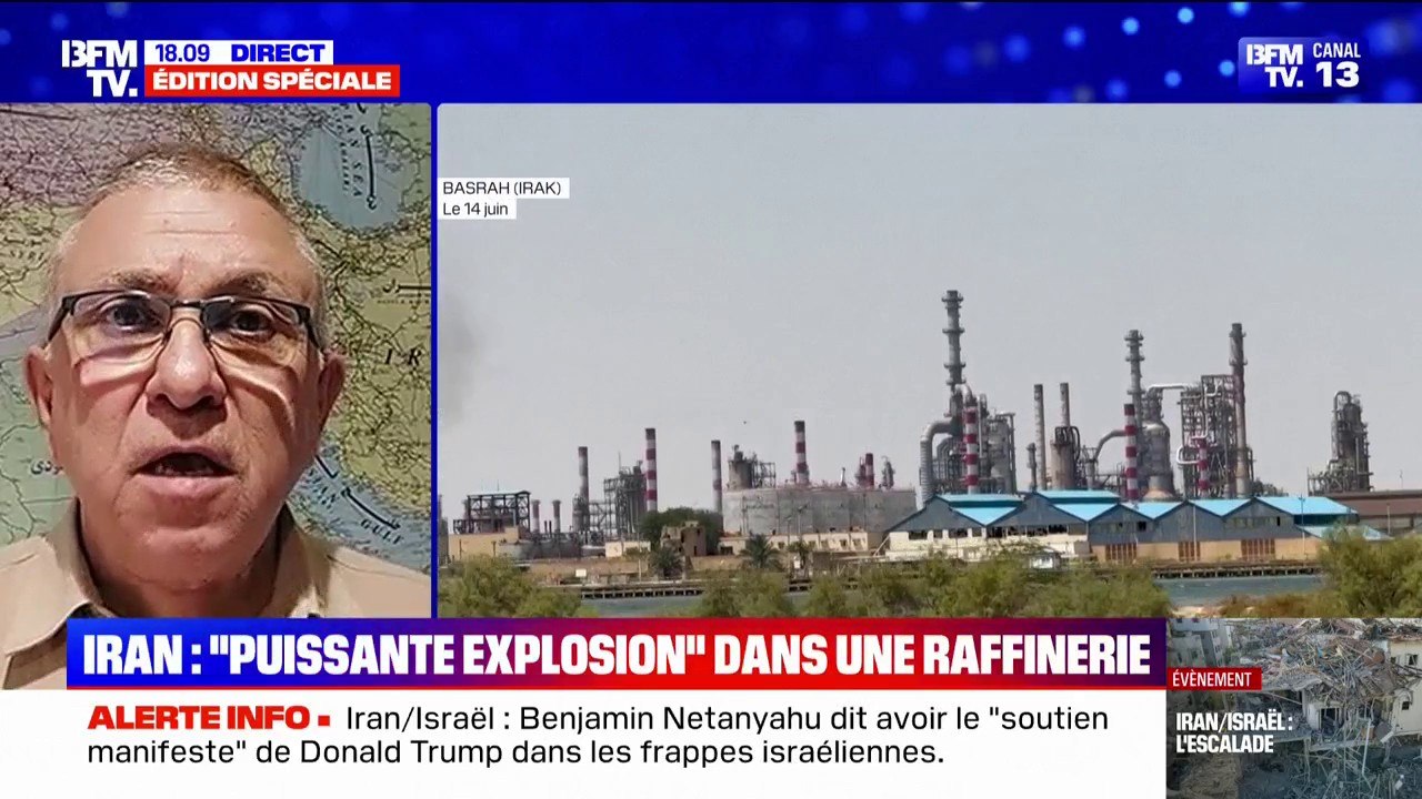 Une attaque de drone israélien contre une raffinerie stratégique en Iran a provoqué une "puissante explosion" et un incendie sur le site