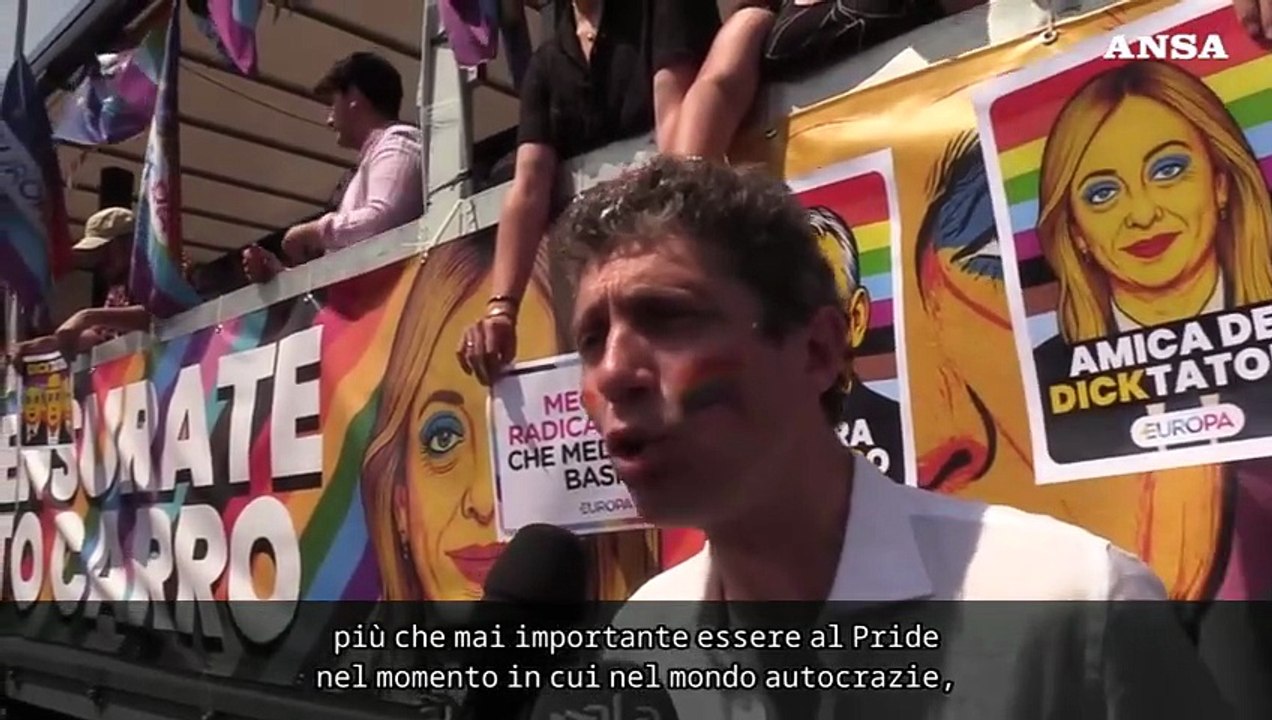 Roma Pride, Magi: "Importante essere qui quando nel mondo si colpiscono i diritti"