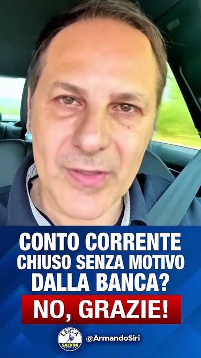Siri - Conti correnti chiusi ingiustamente dalle banche? No, grazie! (14.06.25)