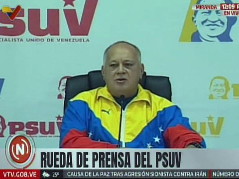 Sec. Gral. PSUV Cabello: En comparación a las elecciones pasadas hay incremento de más de 1 millón de votos para el partido