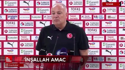 Ekrem Memnun: Amacımız gruptan çıkıp, çeyrek final oynamak