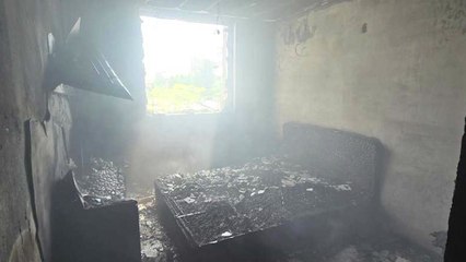 원주 호텔 화재 30여 분 만에 진화...4명 연기흡입 병원 이송 / YTN