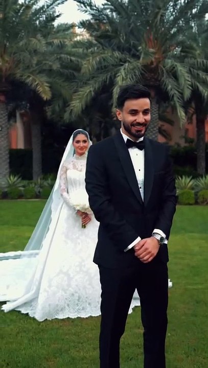 إطلالة شيرين بيوتي في حفل زفافها