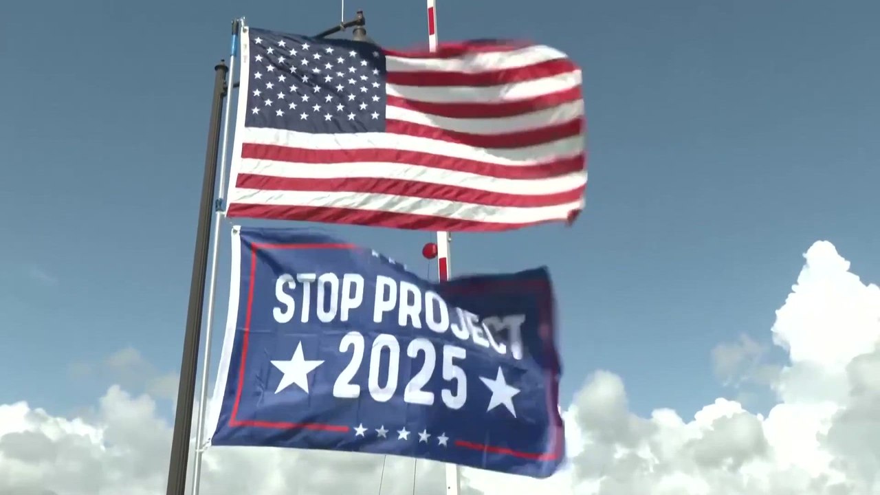 Anti-Trump Protesters March to Mar-a-Lago on “No Kings Day”