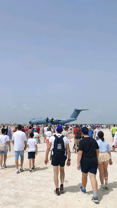 Bueno, pues ya estamos llegando al #Aire25 en San Javier.