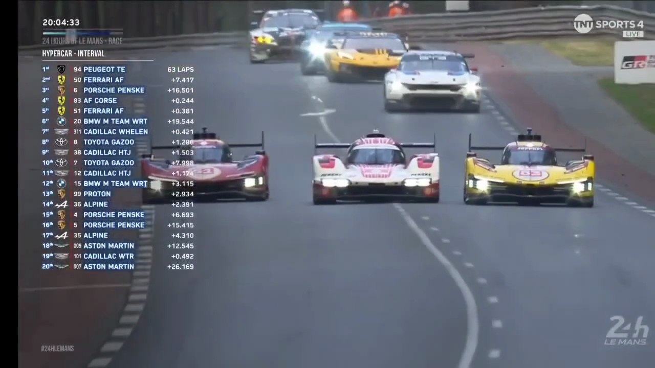 24H Mans 2025 Race Big Battle Vanthoor Kubica Giovinazzi + Onboards