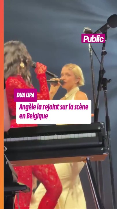 Angèle rejoint Dua Lipa sur la scène du Sportpaleis d'Anvers pour son dernier concert en Belgique