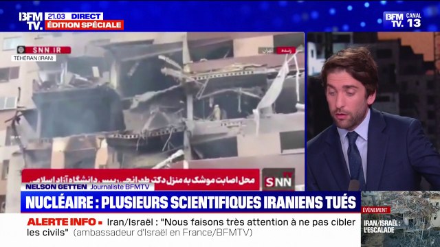 Conflit Israël-Iran: plusieurs scientifiques du nucléaire en Iran ont été tués ce vendredi 13 juin