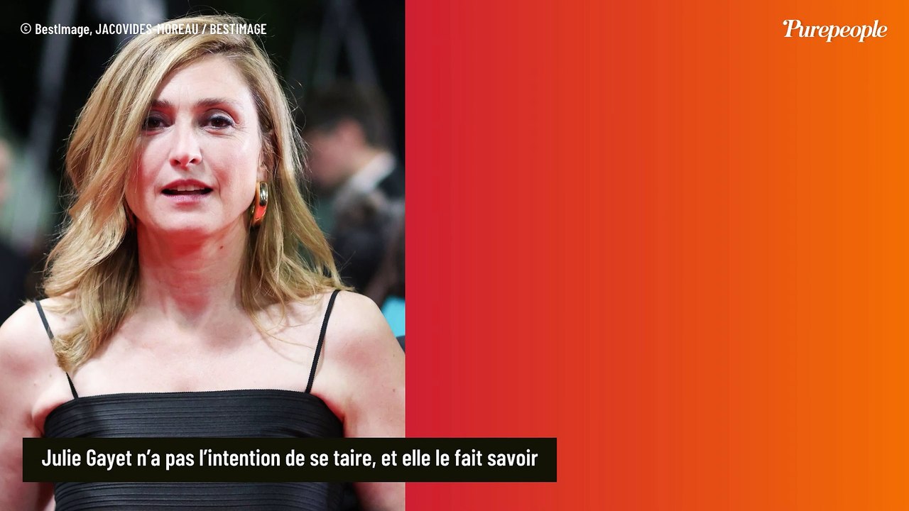 "Personne ne me fera taire" : Julie Gayet remon...