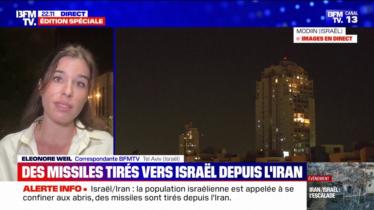 Conflit Israël-Iran: la population israélienne est appelée à se confiner aux abris, des missiles sont tirés depuis l'Iran