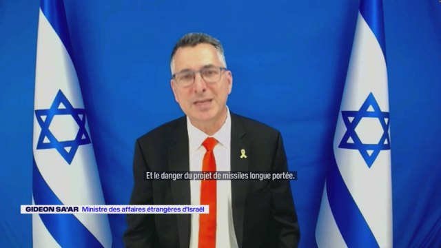 Conflit Israël-Iran: La France a toujours compris le danger que représente le projet nucléaire iranien , indique Gideon Sa'ar, ministre des Affaires étrangères d'Israël