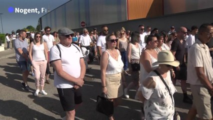 Marche blanche à Nogent en hommage à la surveillante tuée