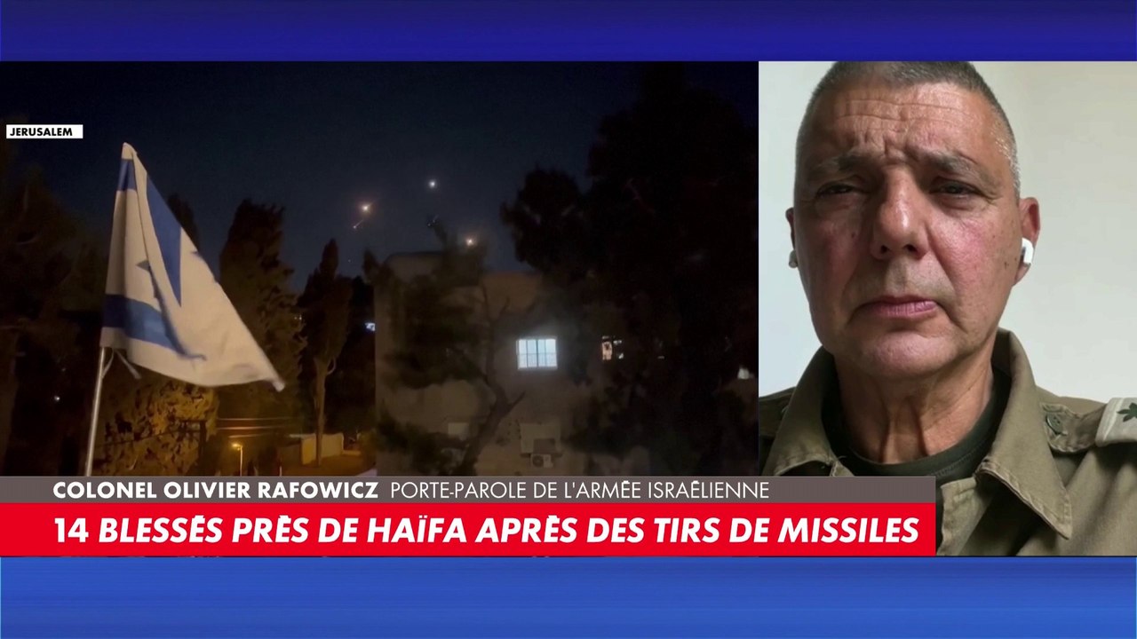 Olivier Rafowicz, à propos des frappes iraniennes sur l'État hébreu : «Une femme a été tuée»