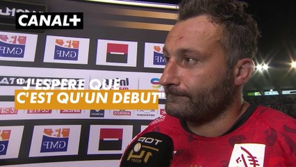 La réaction de Jérémy Sinzelle après la victoire de Toulon contre Castres