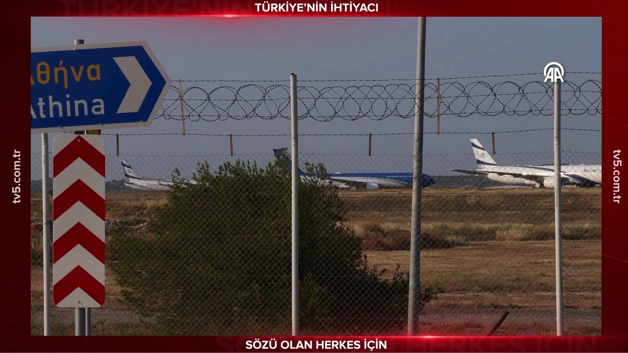 İsrail'e ait devlet uçakları Atina Havalimanı'nda görüntülendi
