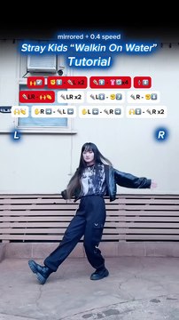FULL CHORUS TUTORIAL Stray Kids “Walkin On Water” dance 💙 straykids walkinonwater kpopdance