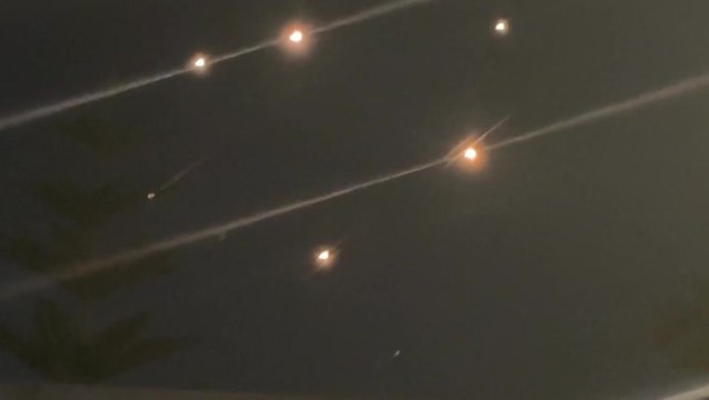 Watch: Iran launches fresh missile barrage towards Jerusalem after vowing ‘destructive’ attacks