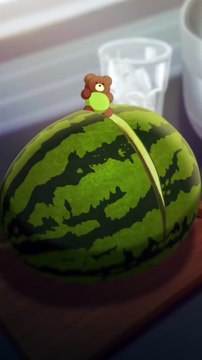 Animasi cara membuat minuman dari semangka😊