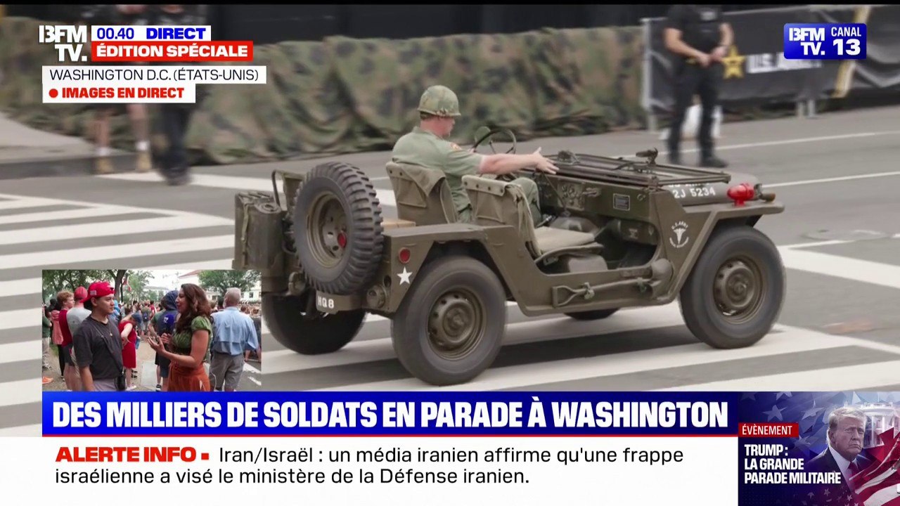 "C'est formidable": beaucoup d'Américains sont présents pour la grande parade militaire aux États-Unis