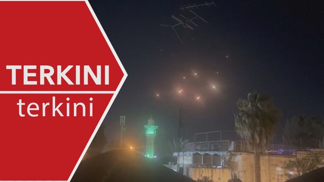 [TERKINI] Iran - Israel berbalas gelombang baharu serangan