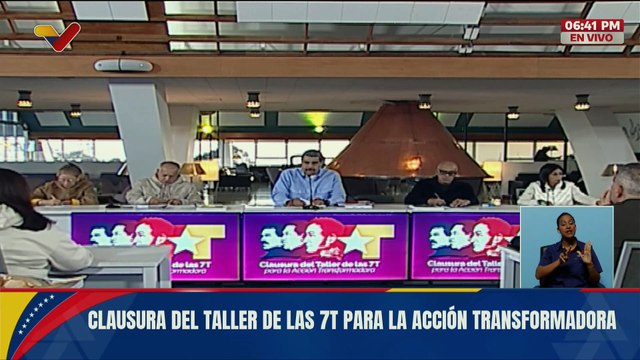 Acto de clausura del Taller de las 7T para la Acción Transformadora