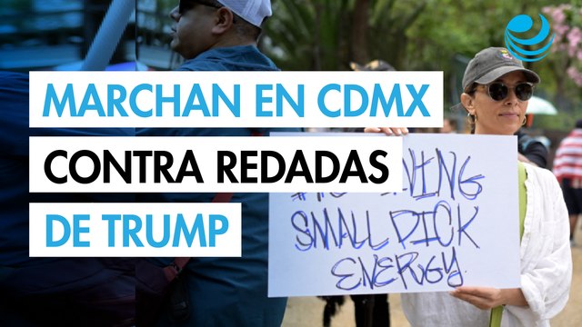 Estadounidenses marchan en Ciudad de México contra las redadas migratorias de Trump