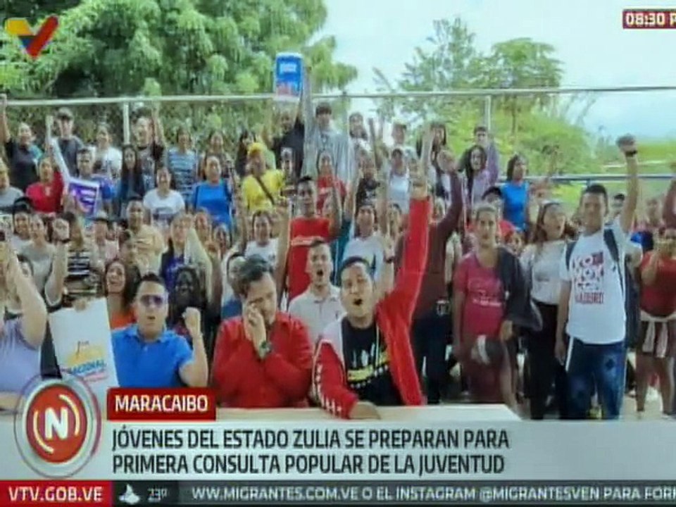 Jóvenes zulianos se preparan para la participación de la Primera Consulta Popular Juvenil