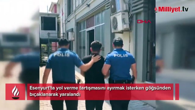 Yol verme tartışması kanlı bitti! Kavgayı ayırmak istedi göğsünden bıçaklandı