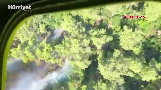 Antalya'nın Kemer ilçesinde orman yangını!